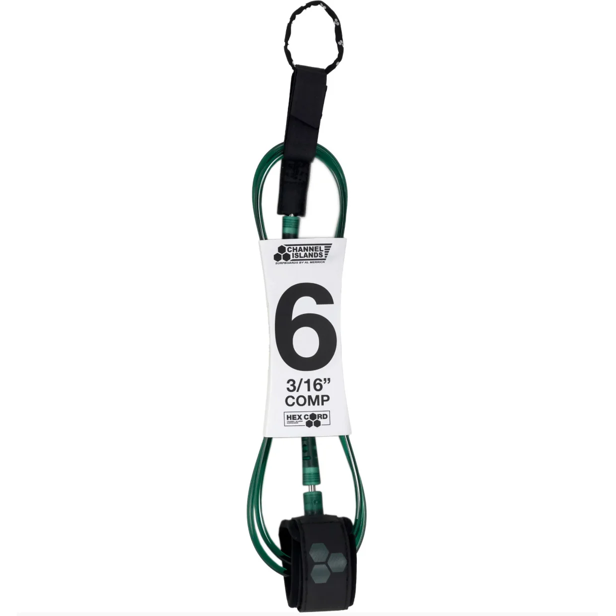 CI Comp Leash - Green