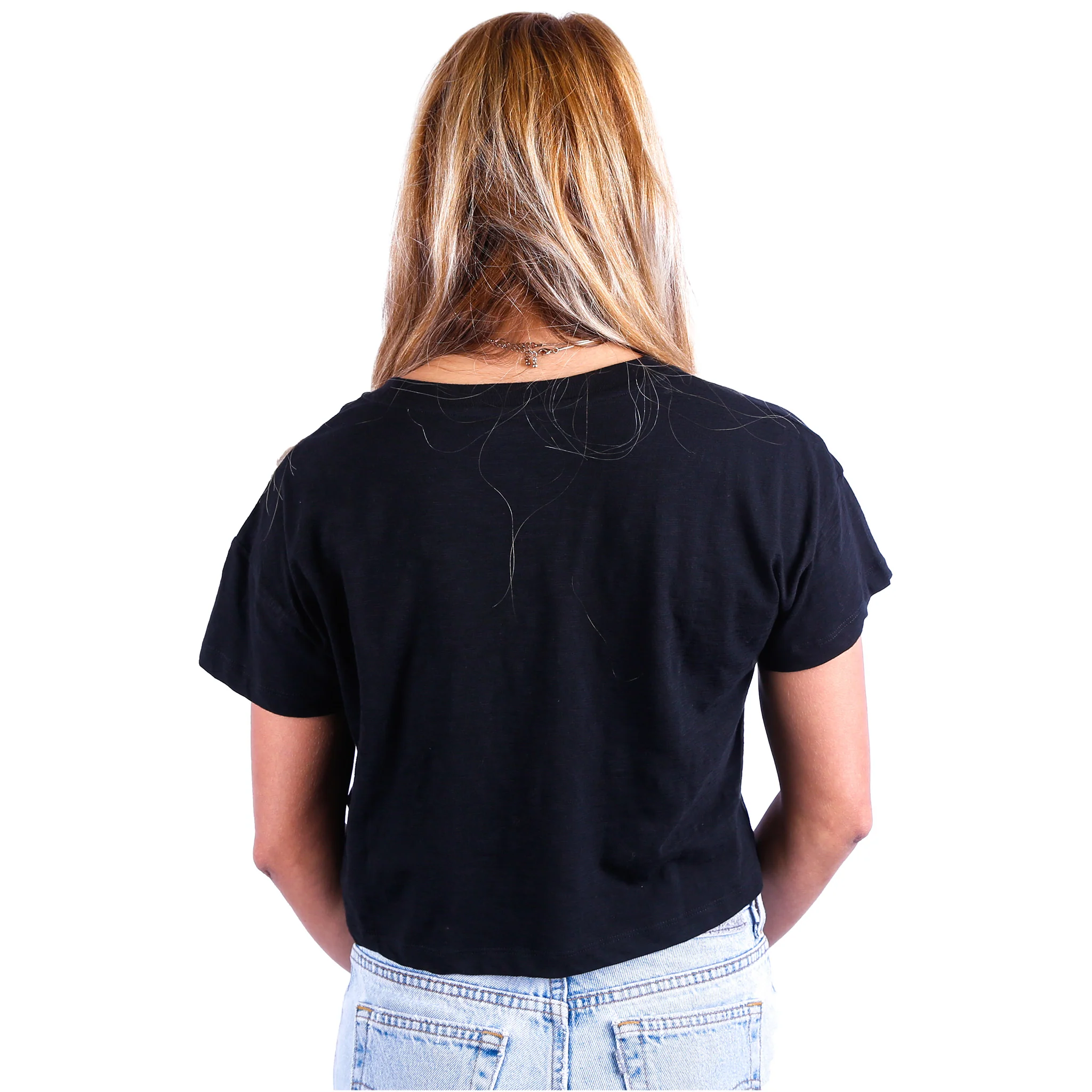 Womens Diamond Crop Tee - Image 3