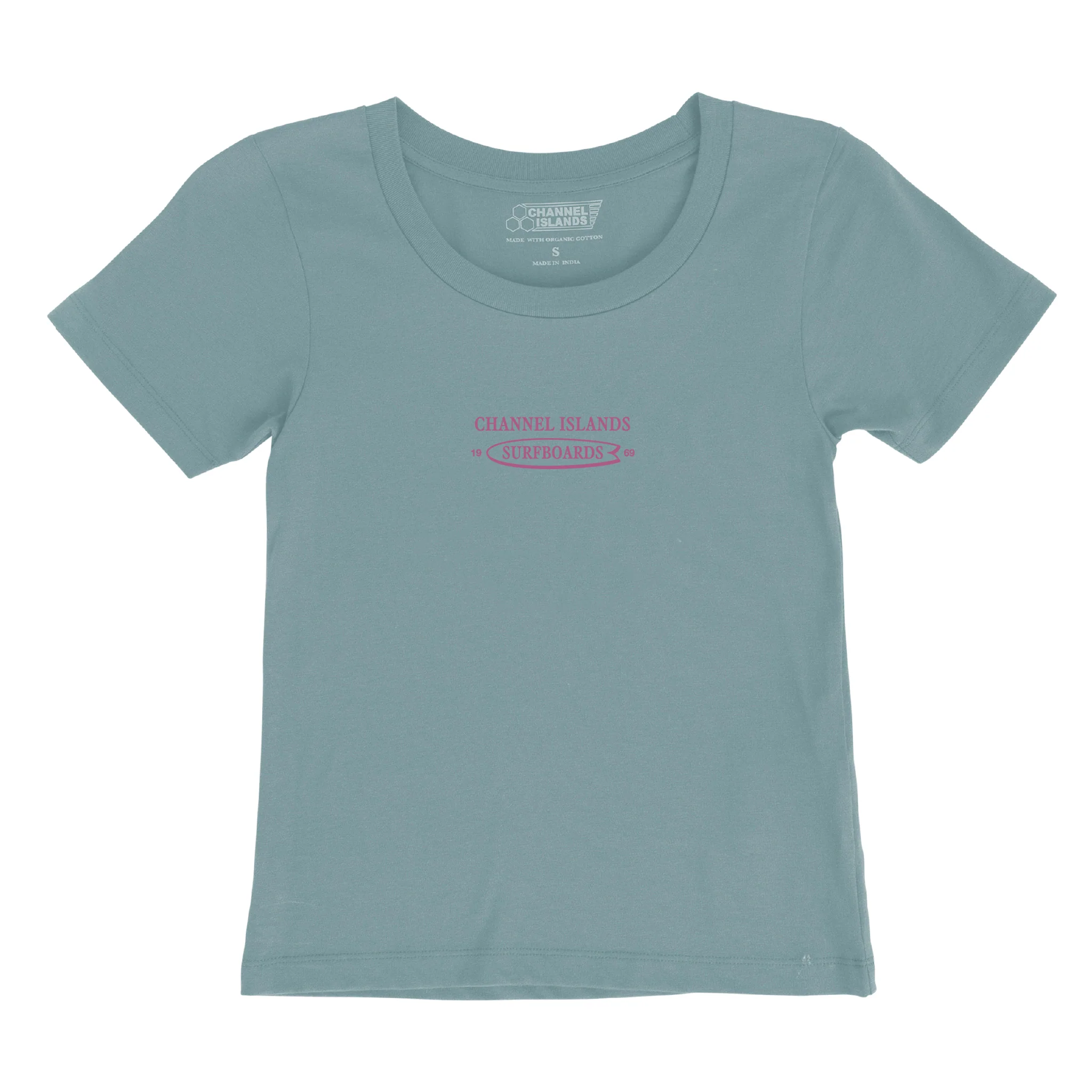 Womens Retro Baby Crop Tee
