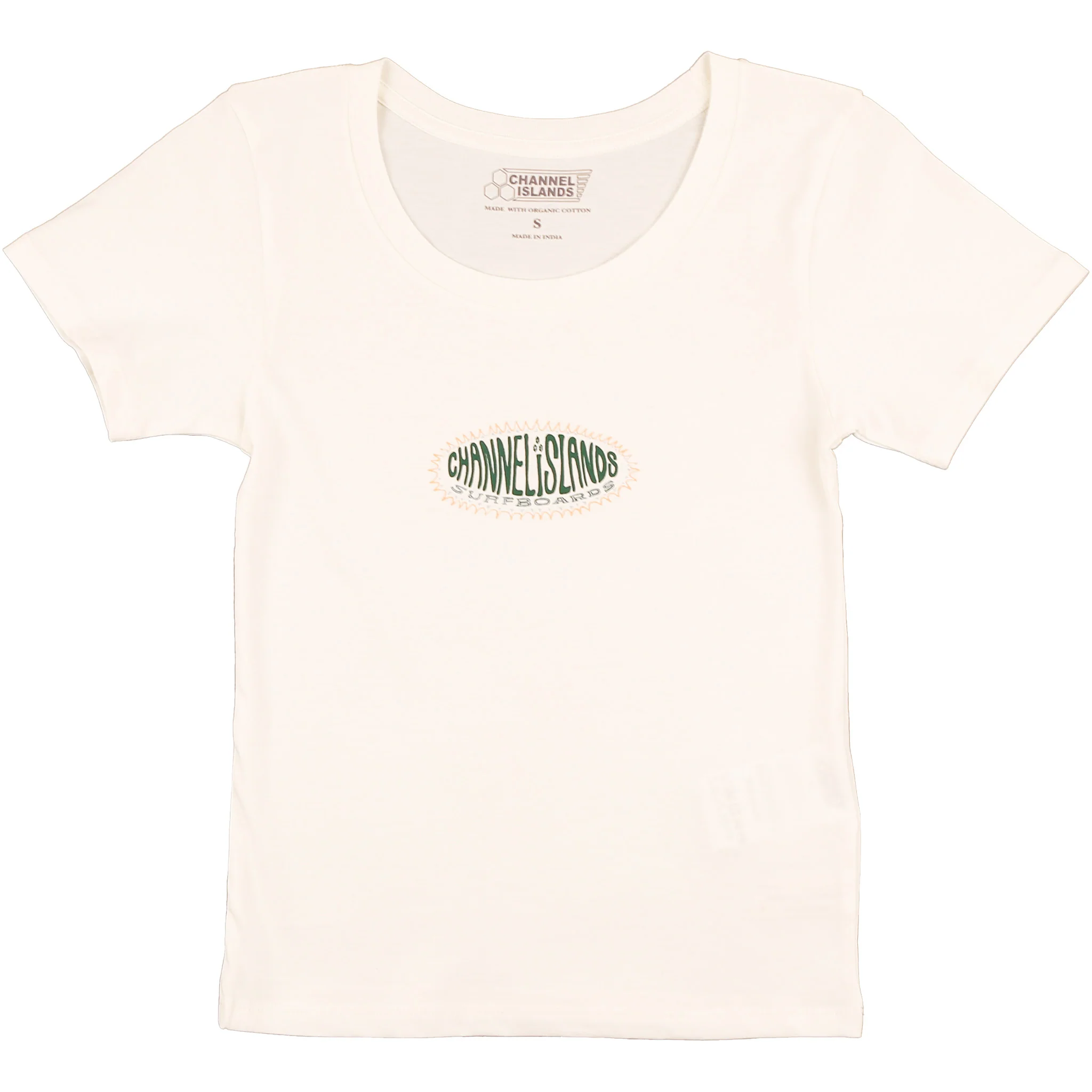 Womens Starburst Fitted Crop Tee - Image 4